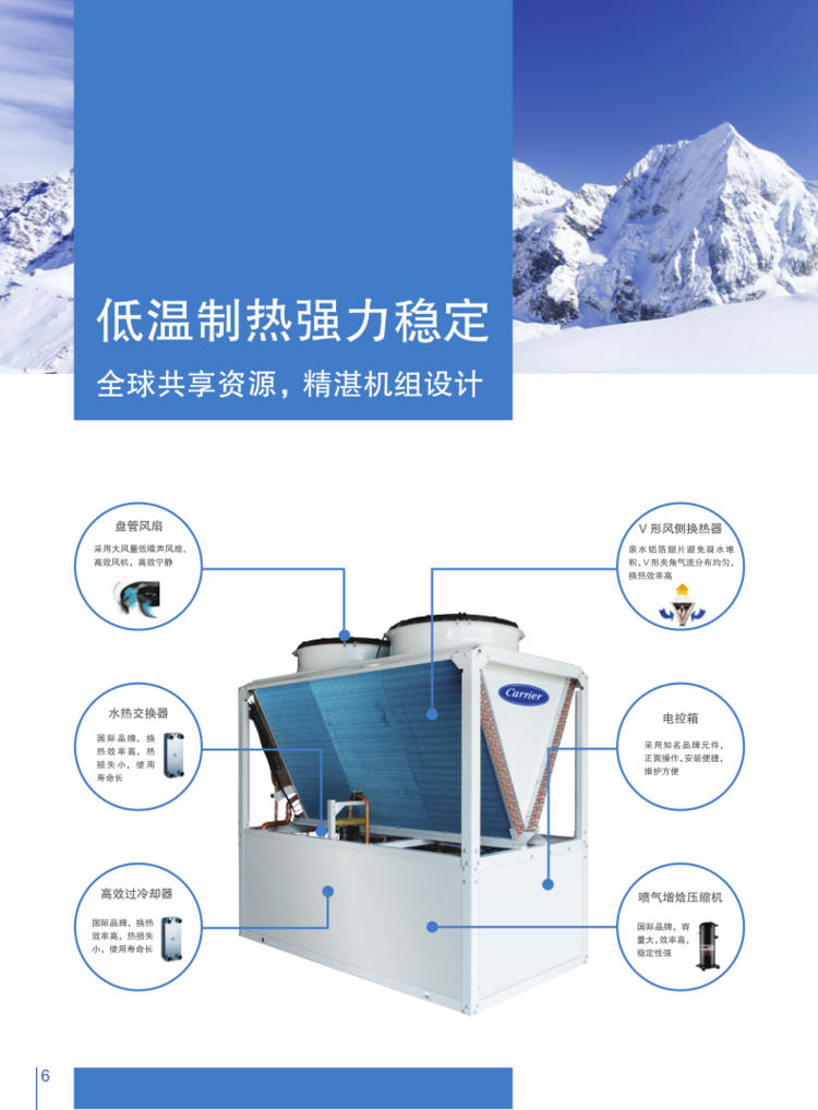 低溫風冷熱泵機組