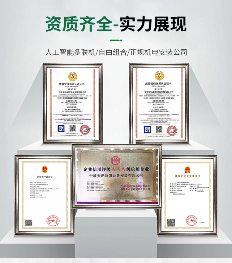 寧波安迅證書